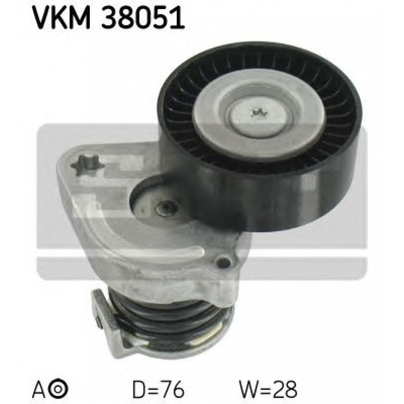 VKM 38051 SKF Ролик модуля натягувача ременя